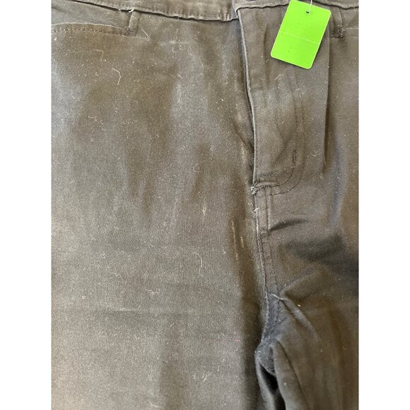 Bill Blass Jeans Womens Black Stretch Pants Petite Size 6P Cotton Blend With Lyc - Picture 8 of 8